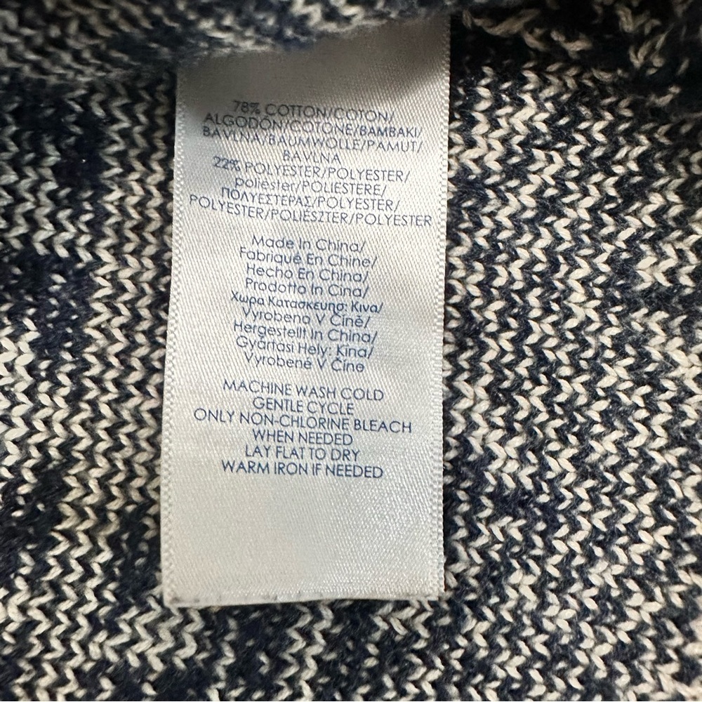 Chaps Aztec Patterned Toggle Button Sweater Large… - image 5